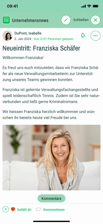 Beitrag Wertschaetzung in der Pflege App Quiply