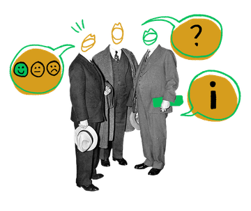 Drei Männer haben eine gute Feedback-Kultur und Erfolg mit einer Mitarbeiter App