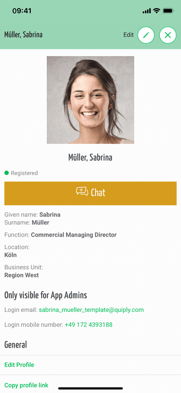 User Directory Quiply App
