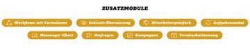 Preisliste Zusatzmodule Quiply Mitarbeiter App